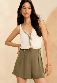 Шорты Love & Roses, зеленый