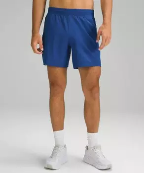 Шорты Lululemon Pace Breaker Linerless, синий