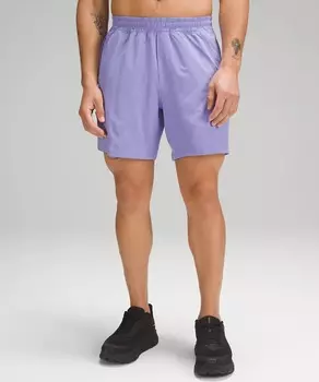 Шорты Lululemon Pace Breaker Linerless, сиреневый