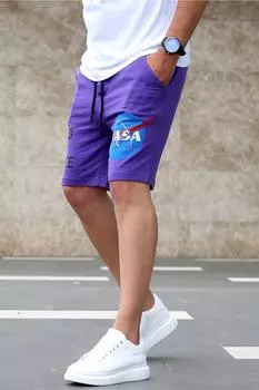 Шорты Madmext, фиолетовый