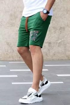 Шорты Madmext, зеленый