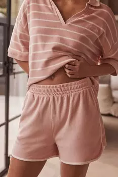 Шорты махровые Next, розовый