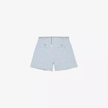 Шорты Maje с накладными карманами, синий