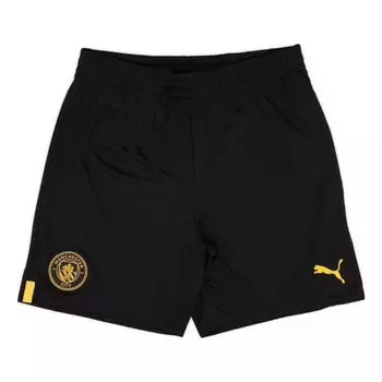 Шорты manchester city f.c. 22/23 replica shorts 'black gold' Puma, черный