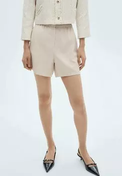 Шорты Mango, бежевый