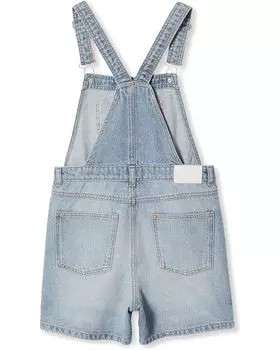 Шорты Mango Dungarees Sofia, цвет Light Navy