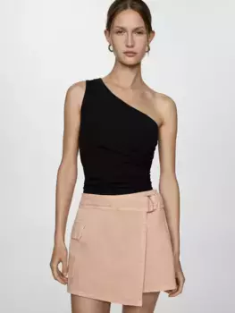 Шорты Mango Mini Denim Skorts, цвет light/beige