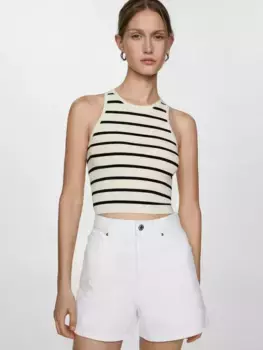 Шорты Mango Zoe Denim, белый