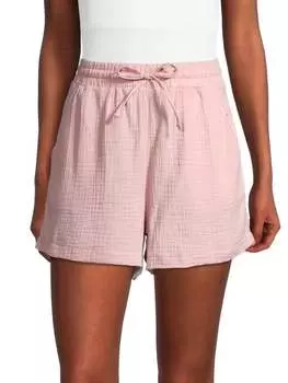 Шорты Марлевые C&amp;C California на шнуровке, lilac