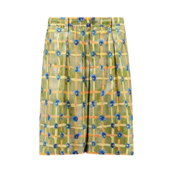 Шорты Marni 'Leaf Green', зеленый