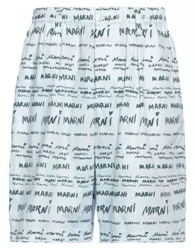 Шорты Marni, небесно-голубой