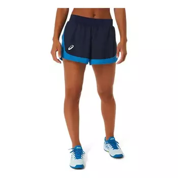 Шорты match shorts 'midnight hazard green' Asics, синий