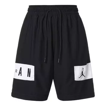 Шорты men's casual sports running basketball shorts black Air Jordan, черный