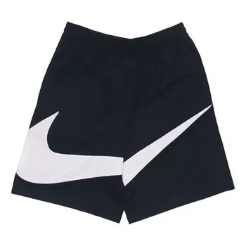 Шорты men's colorblock large logo printing casual shorts black Nike, мультиколор