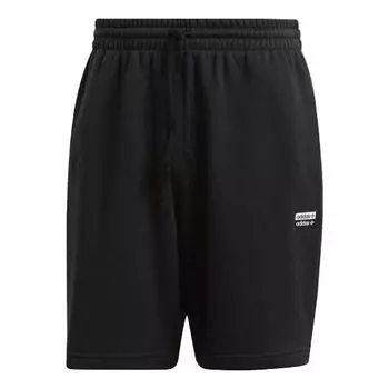 Шорты men's originals double label sports black shorts Adidas, черный