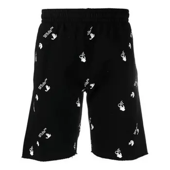Шорты men's ss21 logo print short skirt black Off-White, черный