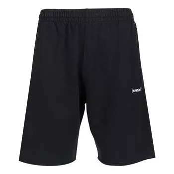 Шорты men's ss22 logo printing sports shorts version black Off-White, мультиколор