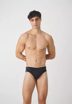 Шорты Mens Tech Panel Brief Speedo, цвет black/curious blue