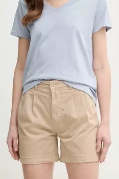 Шорты MID WAIST REGULAR CHINO SHORT VANIA Pepe Jeans, бежевый