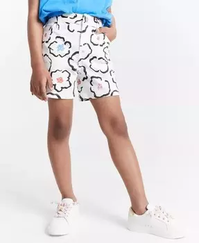 Шорты миди для девочек Finchley с принтом Epic Threads, белый