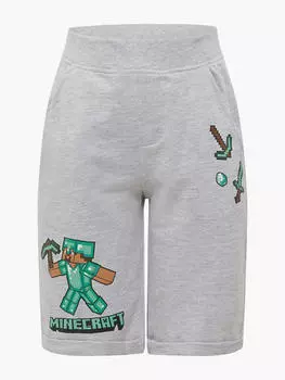 Шорты Minecraft, серый