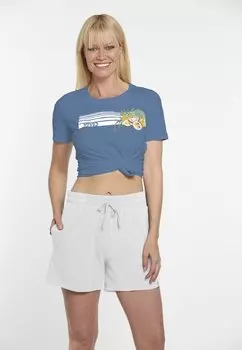 Шорты MIT TASCHEN ELASTISCHEN TAILLENBUND MIT KORDELZUG VIVID, белый