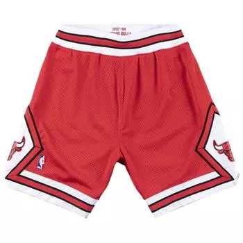 Шорты Mitchell & Ness Authentic Shorts Chicago Bulls 'Red', красный