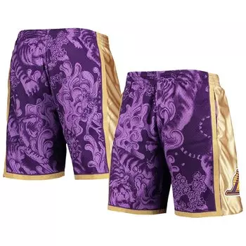 Шорты Mitchell & Ness Los Angeles Lakers, фиолетовый