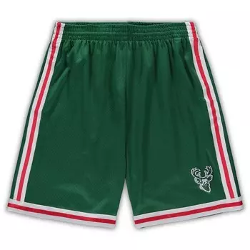 Шорты Mitchell & Ness Milwaukee Bucks, зеленый
