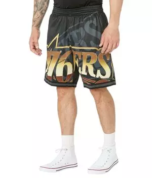 Шорты Mitchell & Ness, NBA Big Face 4.0 Fashion Shorts 76ers