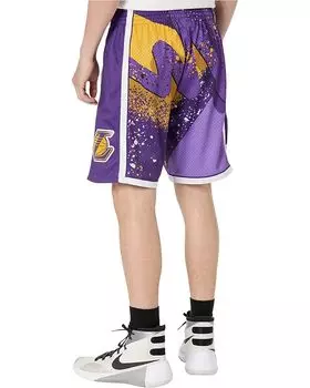 Шорты Mitchell & Ness NBA Hyper Hoops Swingman Shorts Lakers 2009, темно-фиолетовый