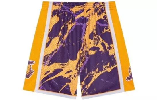 Шорты Mitchell & Ness Nba La Lakers 2009 Team Marble Swingman Mitchell Ness, желтый