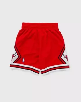 Шорты Mitchell & Ness Nba Swingman Shorts Chicago Bulls Road 1997-98, красный