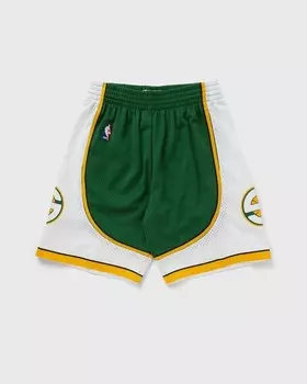 Шорты Mitchell & Ness Nba Swingman Shorts Seattle Super Sonics Road 2007-08, цвет dark green