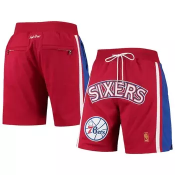 Шорты Mitchell & Ness Philadelphia 76Ers, красный