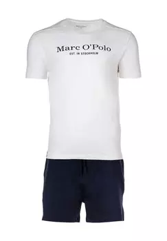 Шорты Mix & Match, качество джерси, дышащие, для мужчин Marc O'Polo, цвет Dark Navy Stripe