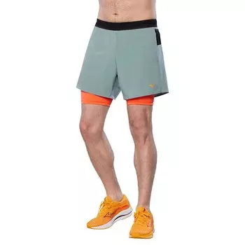 Шорты Mizuno ER 5.5 2-in-1, серый