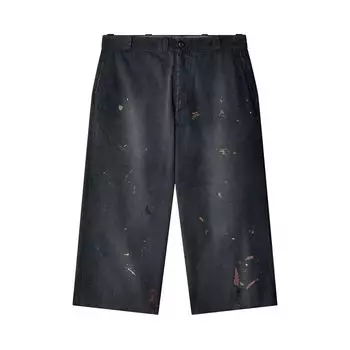 Шорты MM6 Maison Margiela Gabardine Shorts 'Black', черный