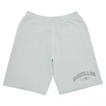 Шорты MM6 Maison Margiela Unbrushed Sweat Jersey Shorts Ice, синий