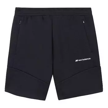 Шорты модные шорты с логотипом New Balance, черный
