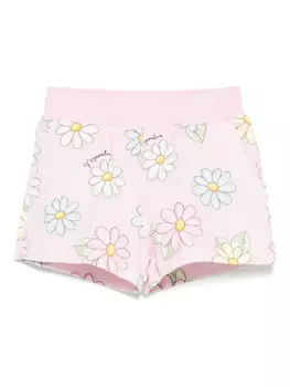 Шорты Monnalisa с ромашками, розовый