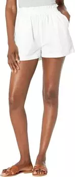 Шорты MONROW Poplin Paperbag Shorts, белый