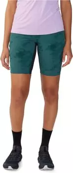 Шорты Mountain Hardwear ChockstoneTrail Tight Shorts, цвет Aqua Green Nebula Print