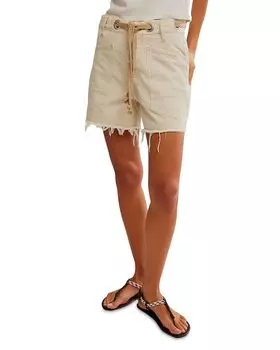 Шорты Moxie Denim Free People, белый