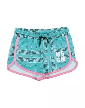 Шорты Msgm, бирюзовый