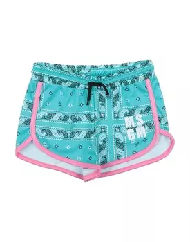 Шорты Msgm, бирюзовый