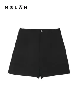 Шорты Mslan с широкой талией, черный