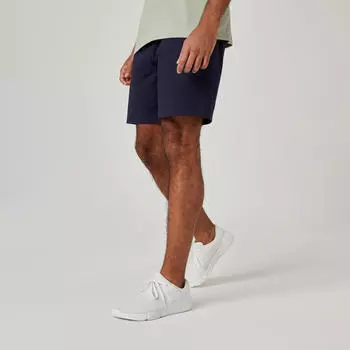 Шорты Мужские - 500 Essentials синий/черный DOMYOS, черный синий