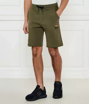 Шорты мужские Aeronautica Militare на кулиске, зеленый