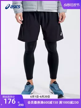 Шорты мужские Asics на шнурке, черный